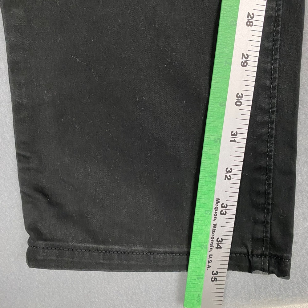 Bonobo Planet‎ Jeans Mens Black Straight Slim Leg Chino Pants France 46 US 35-36 - Picture 13 of 13